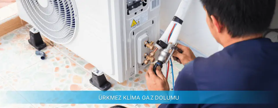 Ürkmez İlçemi Midea Klima Gaz Dolumu